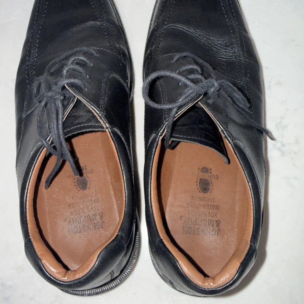 Johnston &  Murphy Men's Dress Shoes Size 9XW Leather Black
